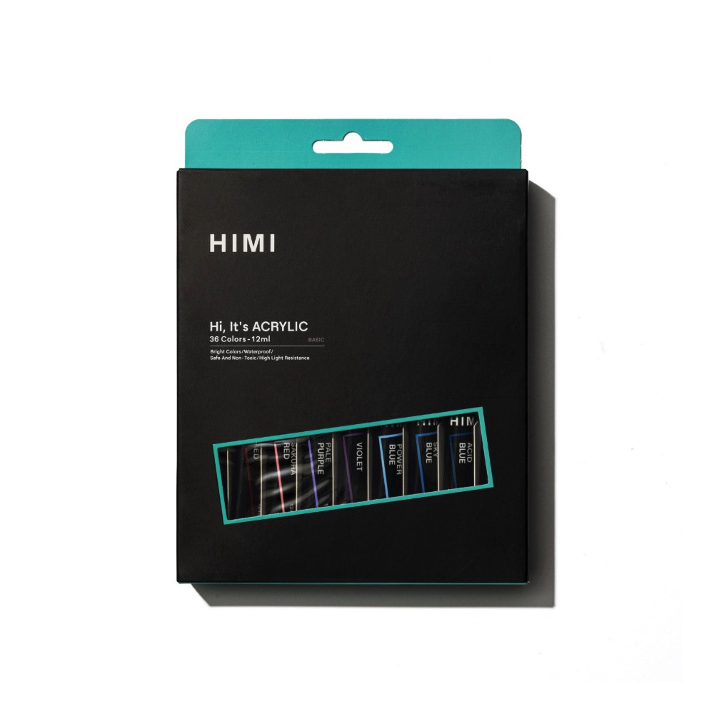 Set of acrylic paints - HIMI - 36 pcs
