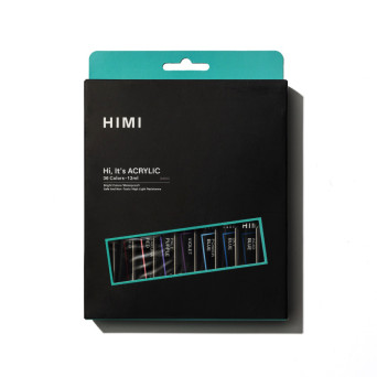 Set of acrylic paints - HIMI - 36 pcs