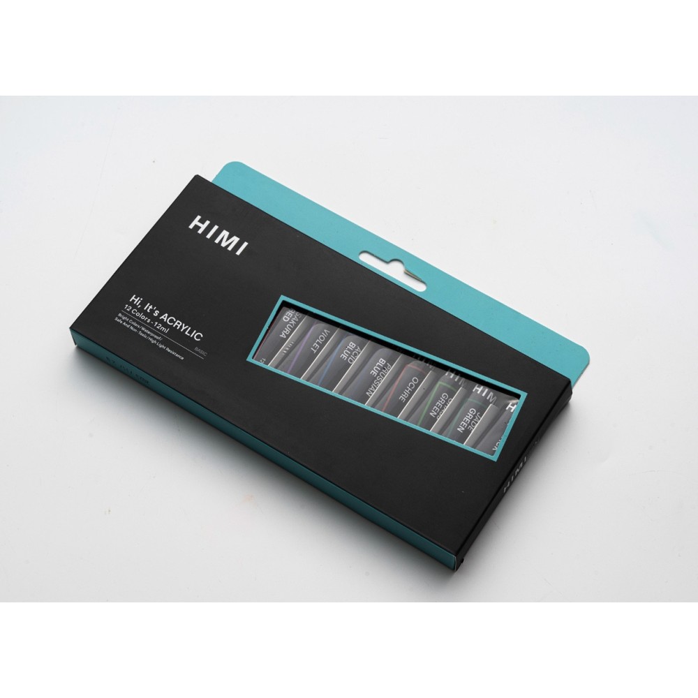 Set of acrylic paints - HIMI - 12 pcs