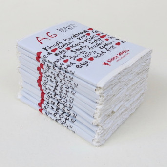 Papier czerpany 100% bawełny 150 g - Khadi Papers - White A6 20 ark.