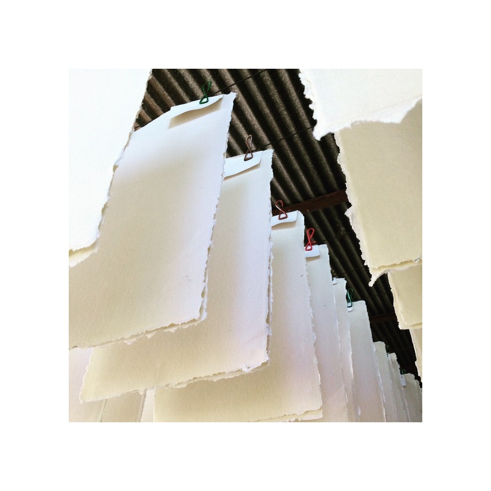 Handmade 100% cotton paper 640 g - Khadi Papers - White A3 10 sheets