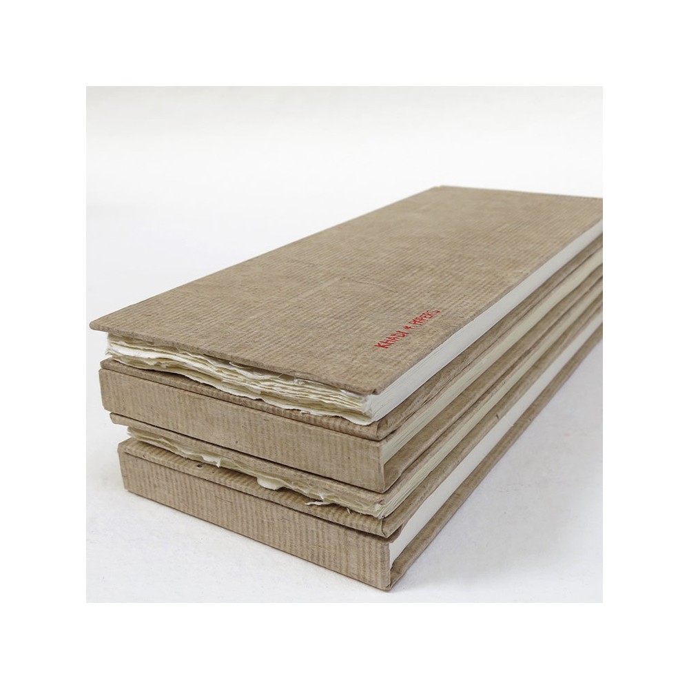 Szkicownik 100% bawełny 210 g - Khadi Papers - Rough 13 x 32 cm 16 ark.