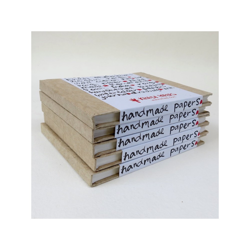 Sketchbook 100% cotton 210 g - Khadi Papers - Rough 21 x 25 cm 16 sheets