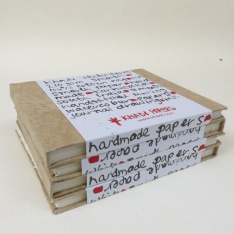 Sketchbook 100% cotton 210 g - Khadi Papers - Smooth 21 x 25 cm 16 sheets