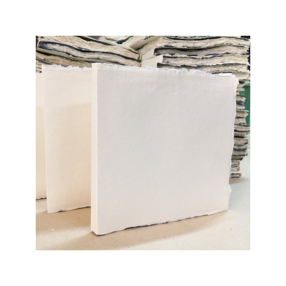 Sketchbook 100% cotton 150 g - Khadi Papers - 20 x 20 cm 15 sheets