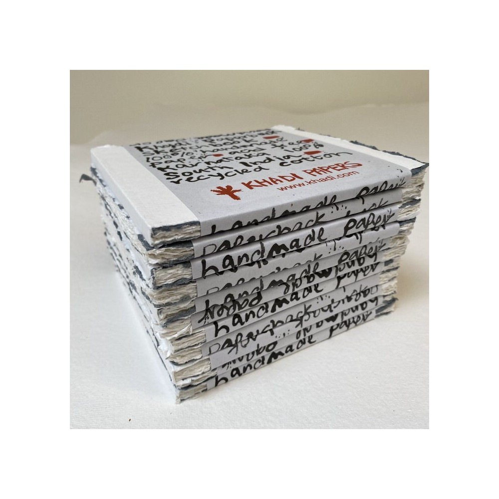 Sketchbook 100% cotton 150 g - Khadi Papers - 15 x 15 cm 15 sheets