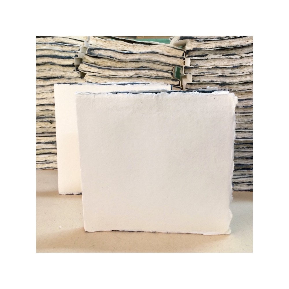 Sketchbook 100% cotton 150 g - Khadi Papers - 15 x 15 cm 15 sheets
