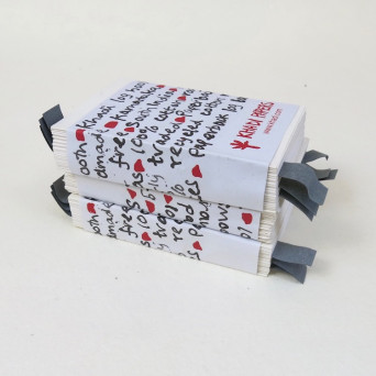 Notebook 100% cotton 100 g - Khadi Papers - Smooth 17 x 12 cm 90 sheets