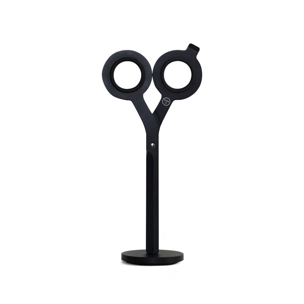 2 in 1 scissors with base - HMM - Black