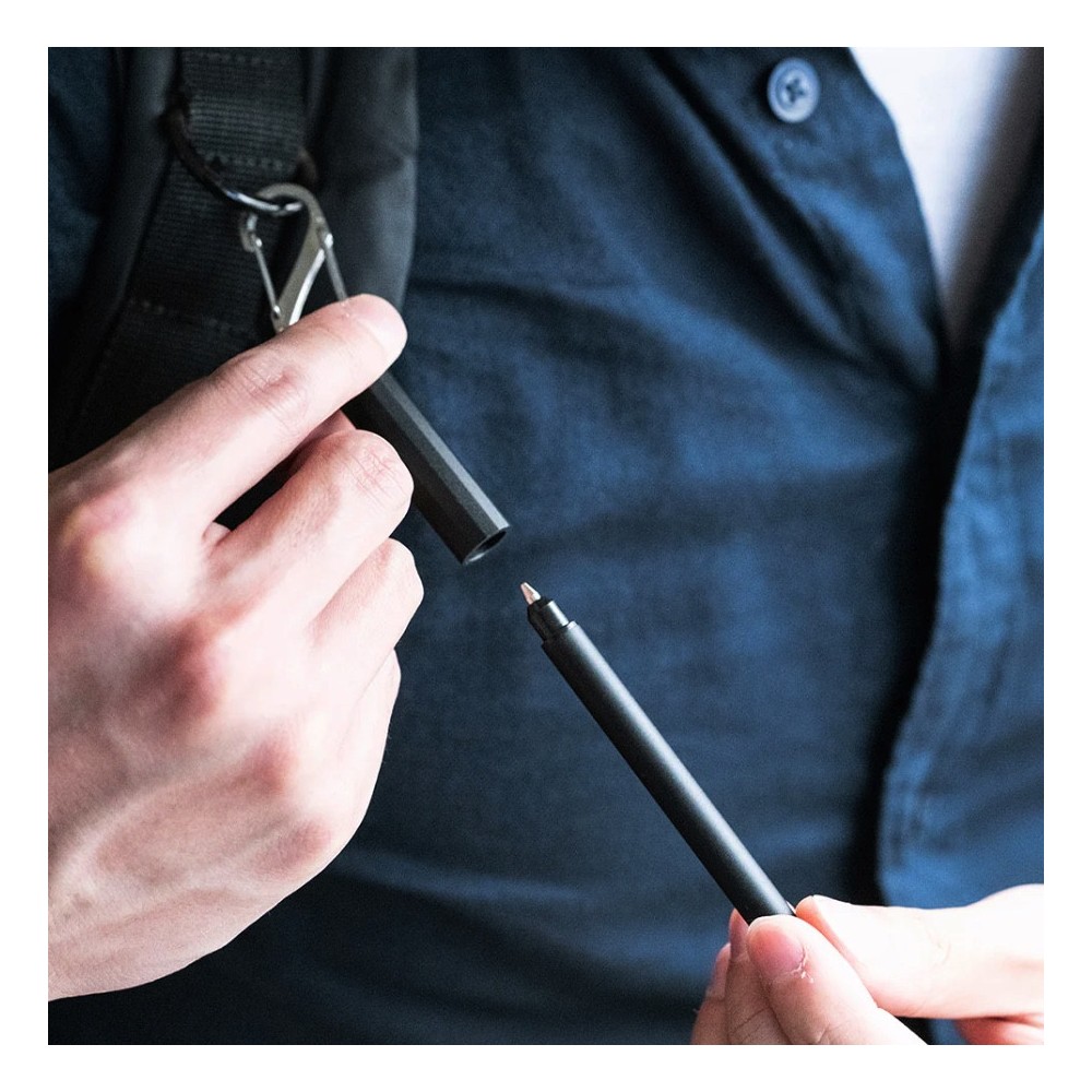Ballpoint magnetic pen 0,7 mm - HMM - Black