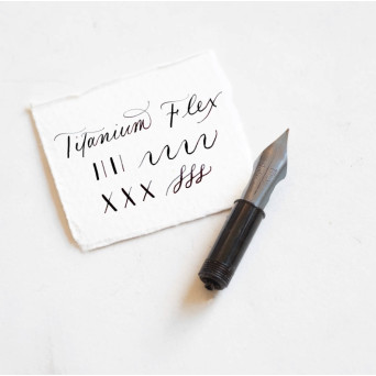 Fountain pen nib Titanium Flex - Tom's Studio
