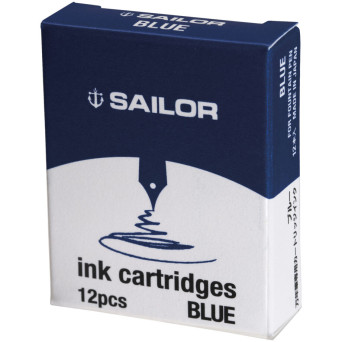 Naboje atramentowe - Sailor - Blue 12 szt.