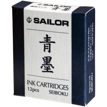 Sei-Boku Ink cartridges - Sailor - Blue 12 pcs