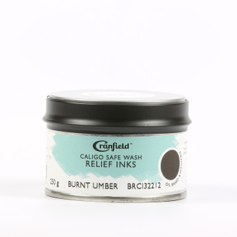 Tusz Caligo Safe Wash Relief - Cranfield - Burnt Umber 250 g