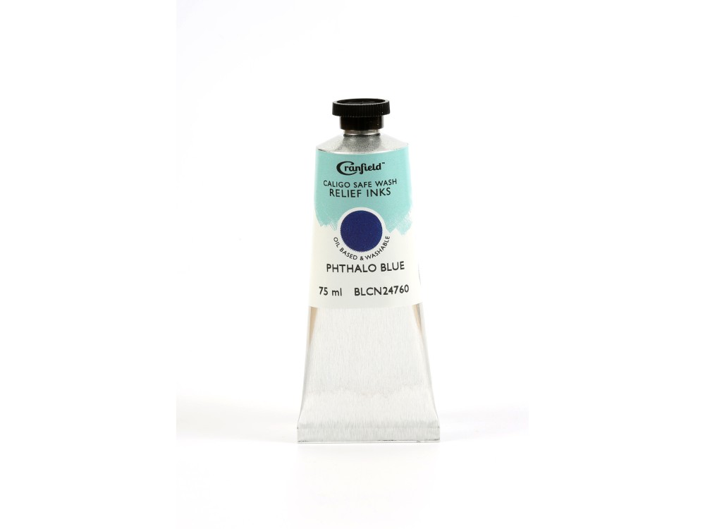 Tusz Caligo Safe Wash Relief - Cranfield - Phthalo Blue 75 ml