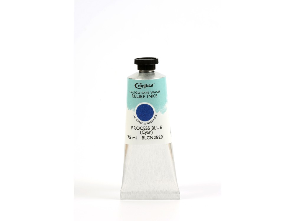 Tusz Caligo Safe Wash Relief - Cranfield - Process Blue Cyan 75 ml