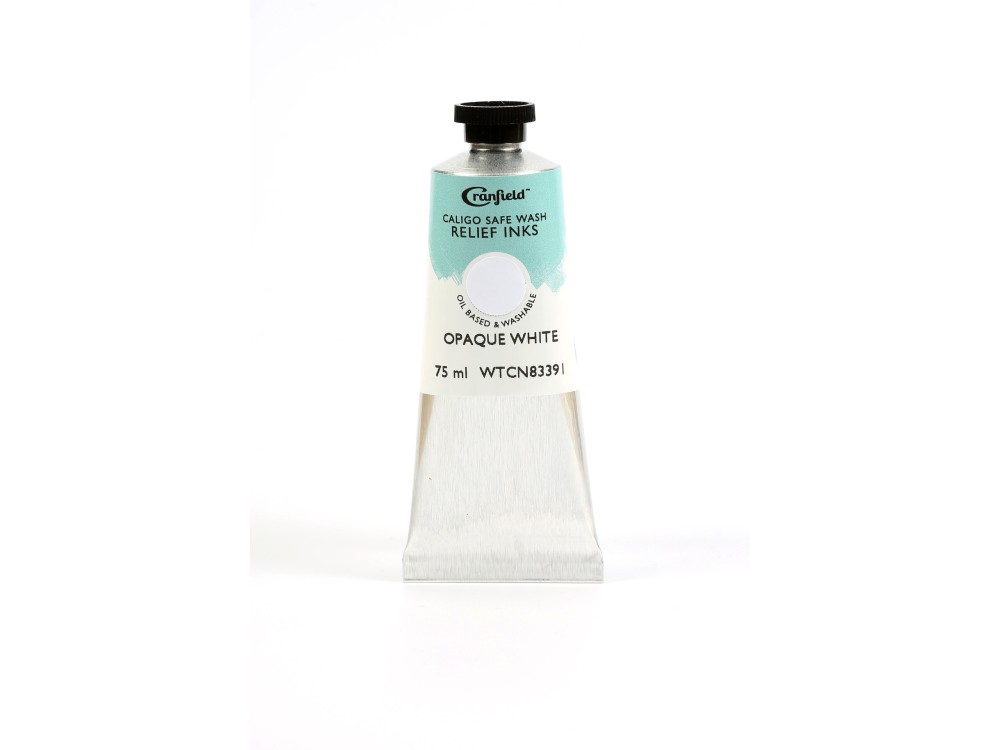 Tusz Caligo Safe Wash Relief - Cranfield - Opaque White 75 ml