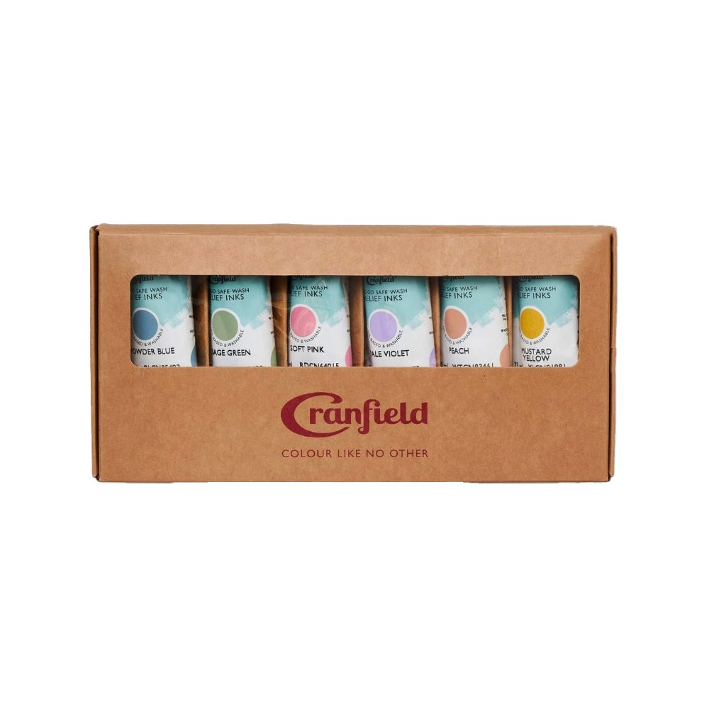 Zestaw tuszów Caligo Safe Wash Relief - Cranfield - Shades 6 x 75 ml