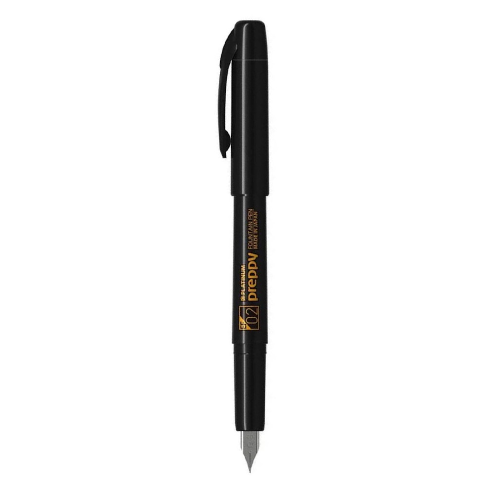 Pióro wieczne Preppy 900 - Platinum - Black EF