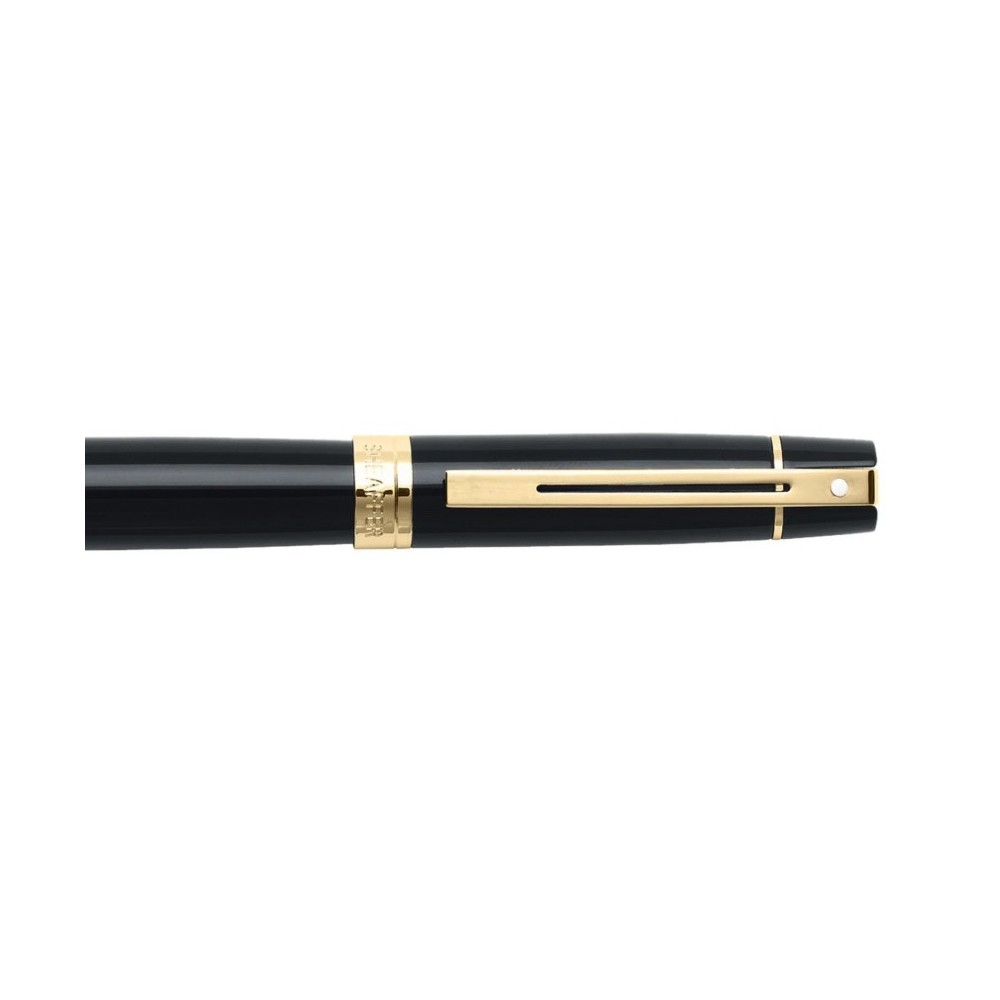 Rollerball pen 300 - Sheaffer - Black Gold Trims