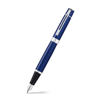 Fountain pen 300 - Sheaffer - Blue Chrome Trims F