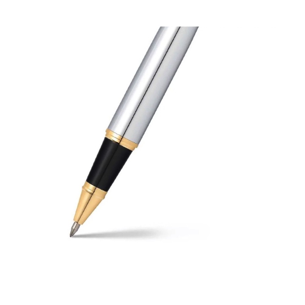 Pióro kulkowe 300 - Sheaffer - Bright Chrome Gold Trim