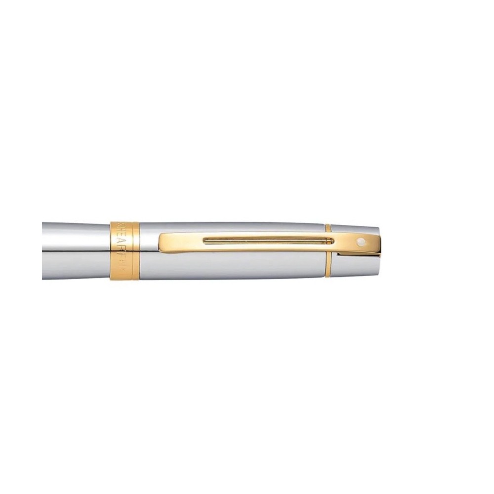 Pióro kulkowe 300 - Sheaffer - Bright Chrome Gold Trim