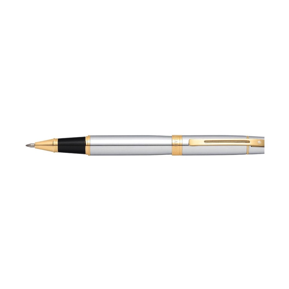 Pióro kulkowe 300 - Sheaffer - Bright Chrome Gold Trim