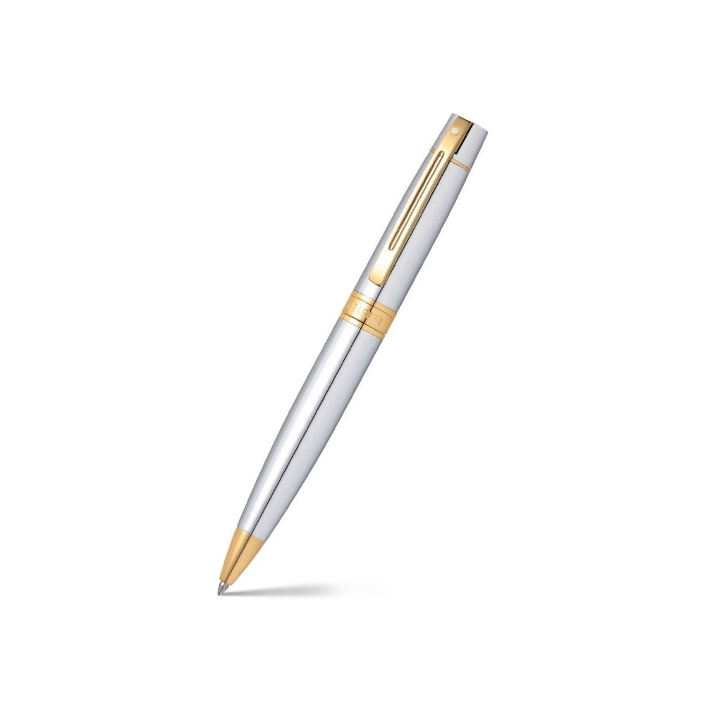 Długopis 300 - Sheaffer - Bright Chrome Gold Trim