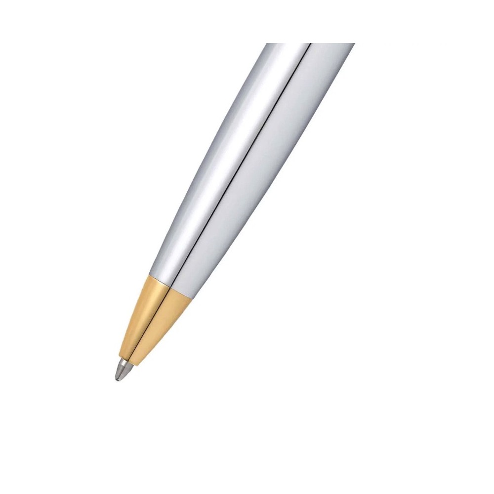 Ballpoint pen 300 - Sheaffer - Bright Chrome Gold Trims