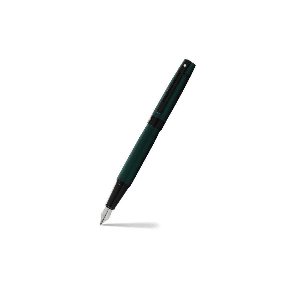 Fountain pen 300 - Sheaffer - Matte Green Black Trims F