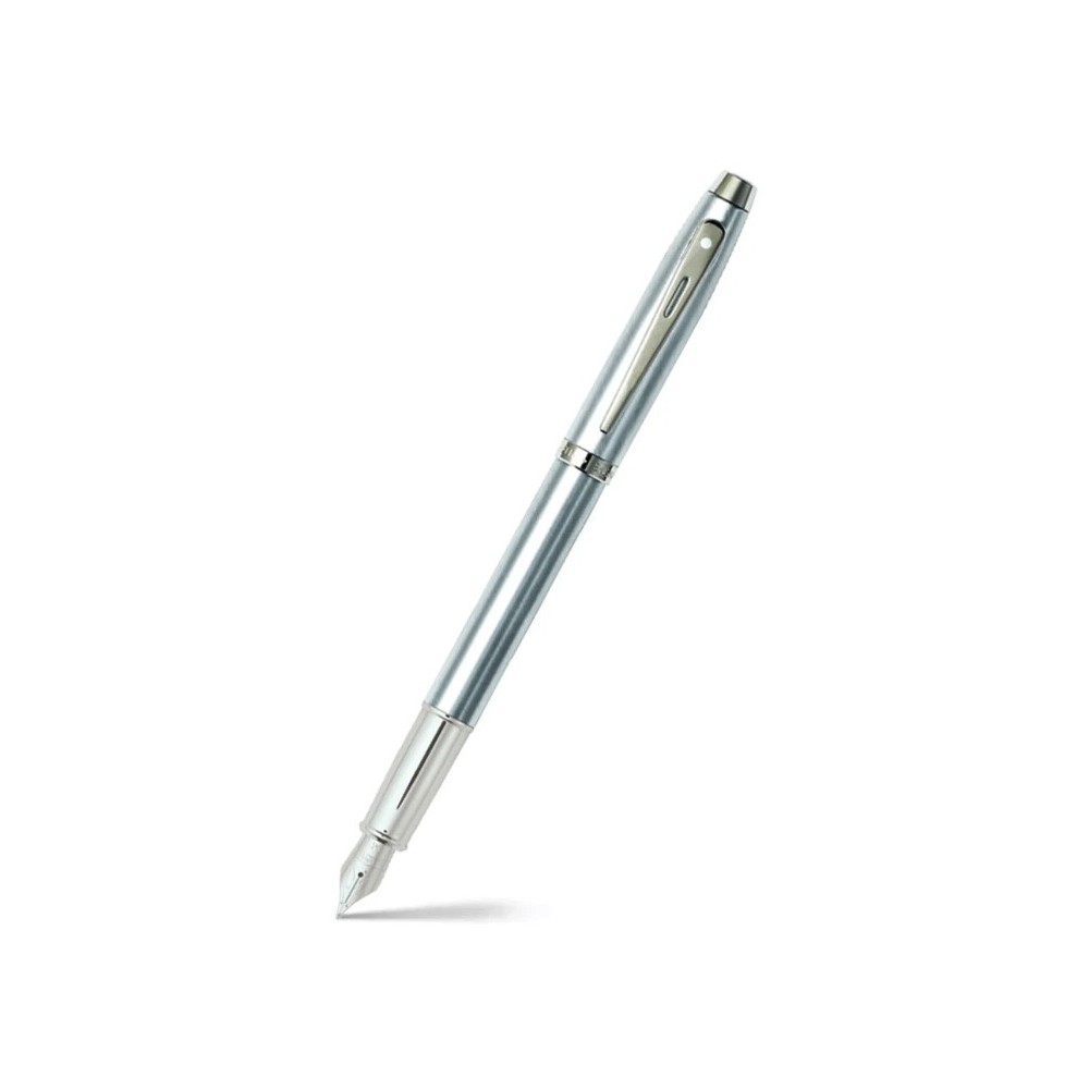 Fountain pen 100 - Sheaffer - Brushed Chrome F