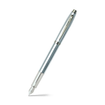 Fountain pen 100 - Sheaffer - Brushed Chrome F
