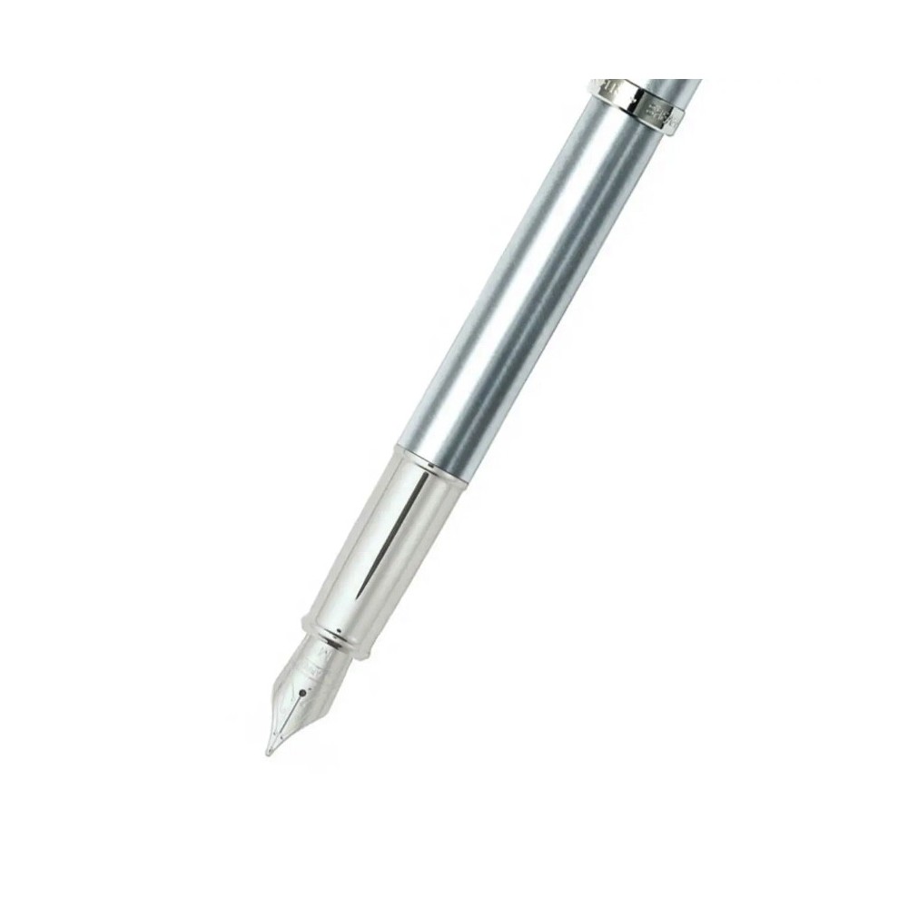 Fountain pen 100 - Sheaffer - Brushed Chrome F