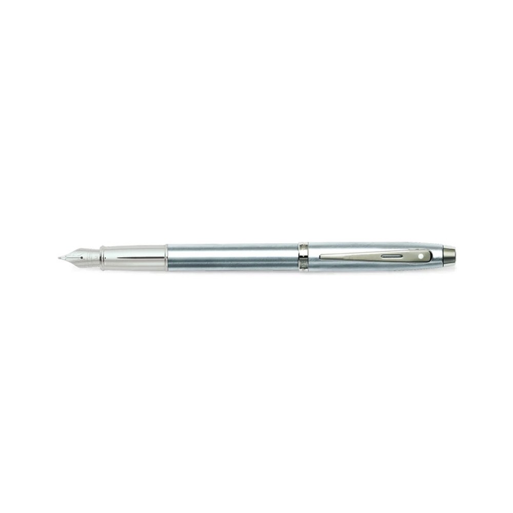 Fountain pen 100 - Sheaffer - Brushed Chrome F
