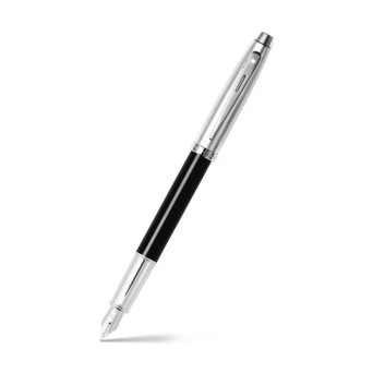 Fountain pen 100 - Sheaffer - Black and Chrome M