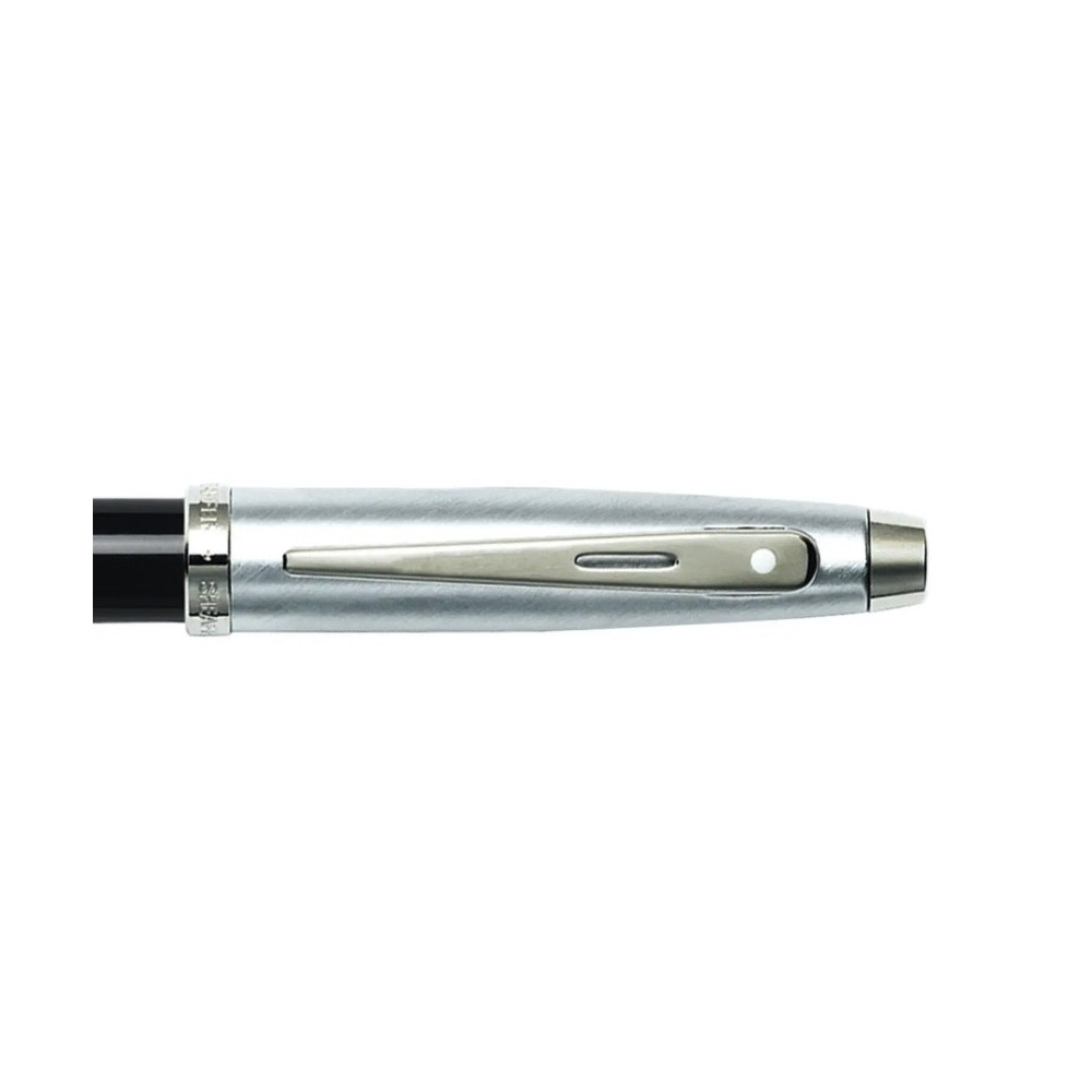 Pióro kulkowe 100 - Sheaffer - Black and Chrome