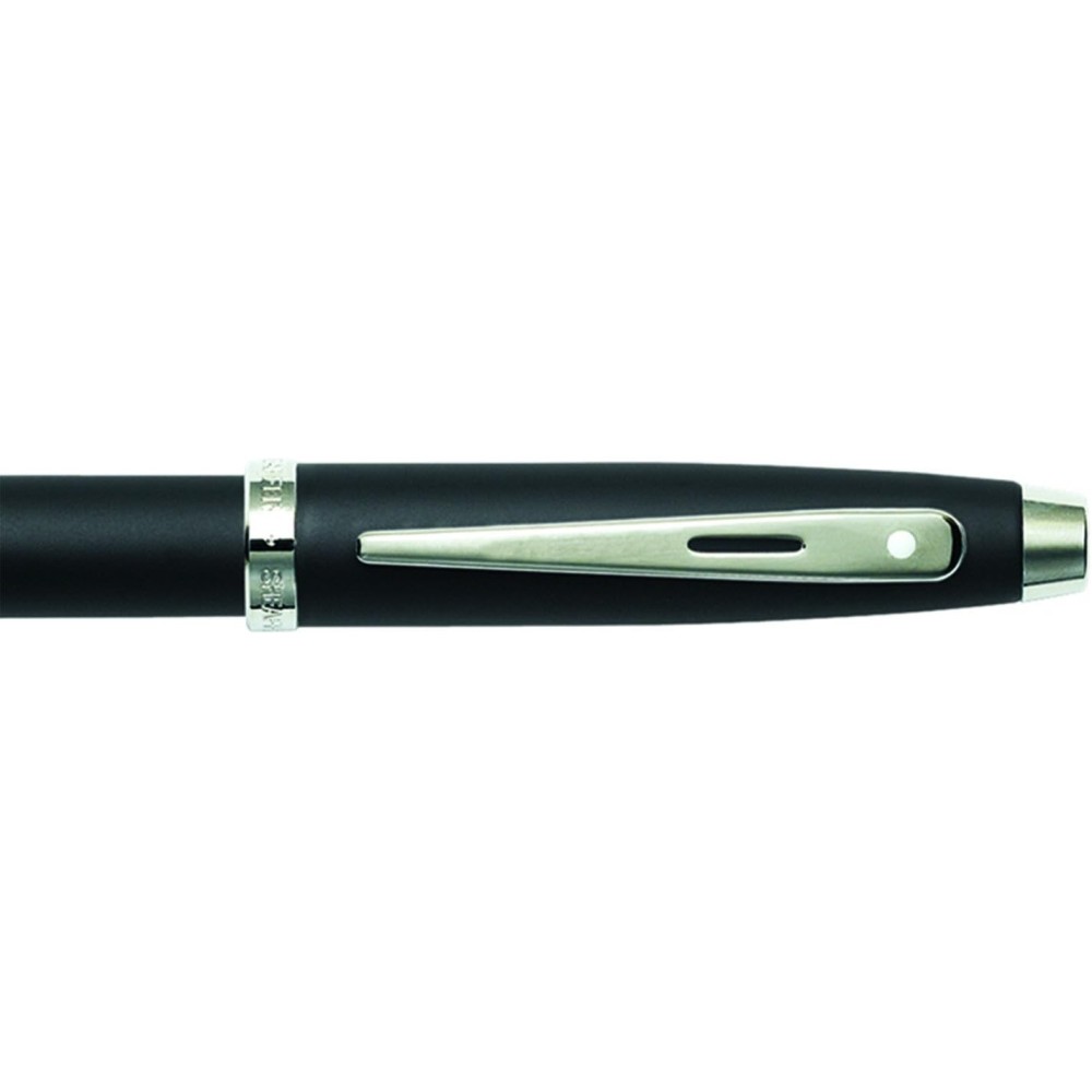 Pióro wieczne 100 - Sheaffer - Matte Black and Chrome F
