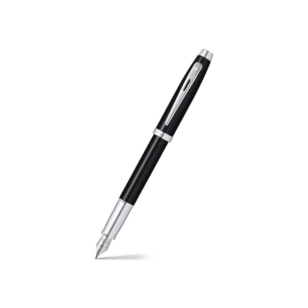 Fountain pen 100 - Sheaffer - Black Chrome Trims F