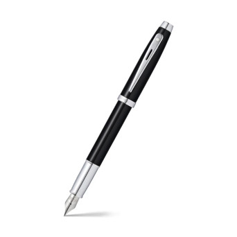 Fountain pen 100 - Sheaffer - Black Chrome Trims F