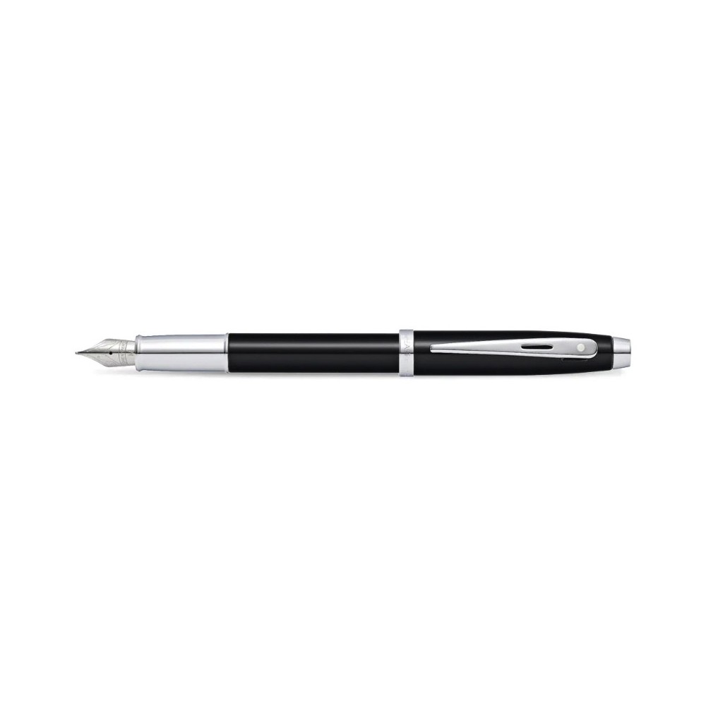Fountain pen 100 - Sheaffer - Black Chrome Trims F