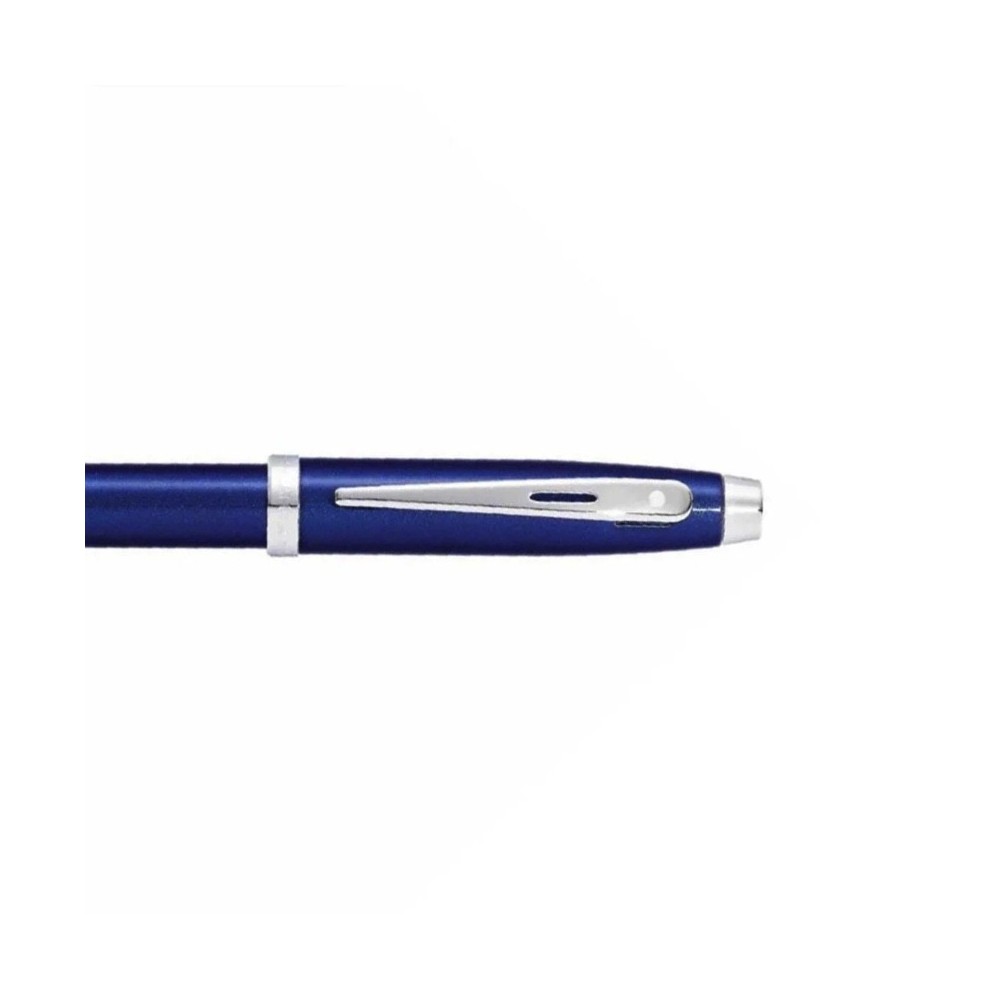 Pióro wieczne 100 - Sheaffer - Blue Chrome Trim F