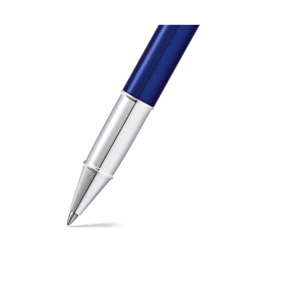 Rollerball pen 100 - Sheaffer - Blue Chrome Trims