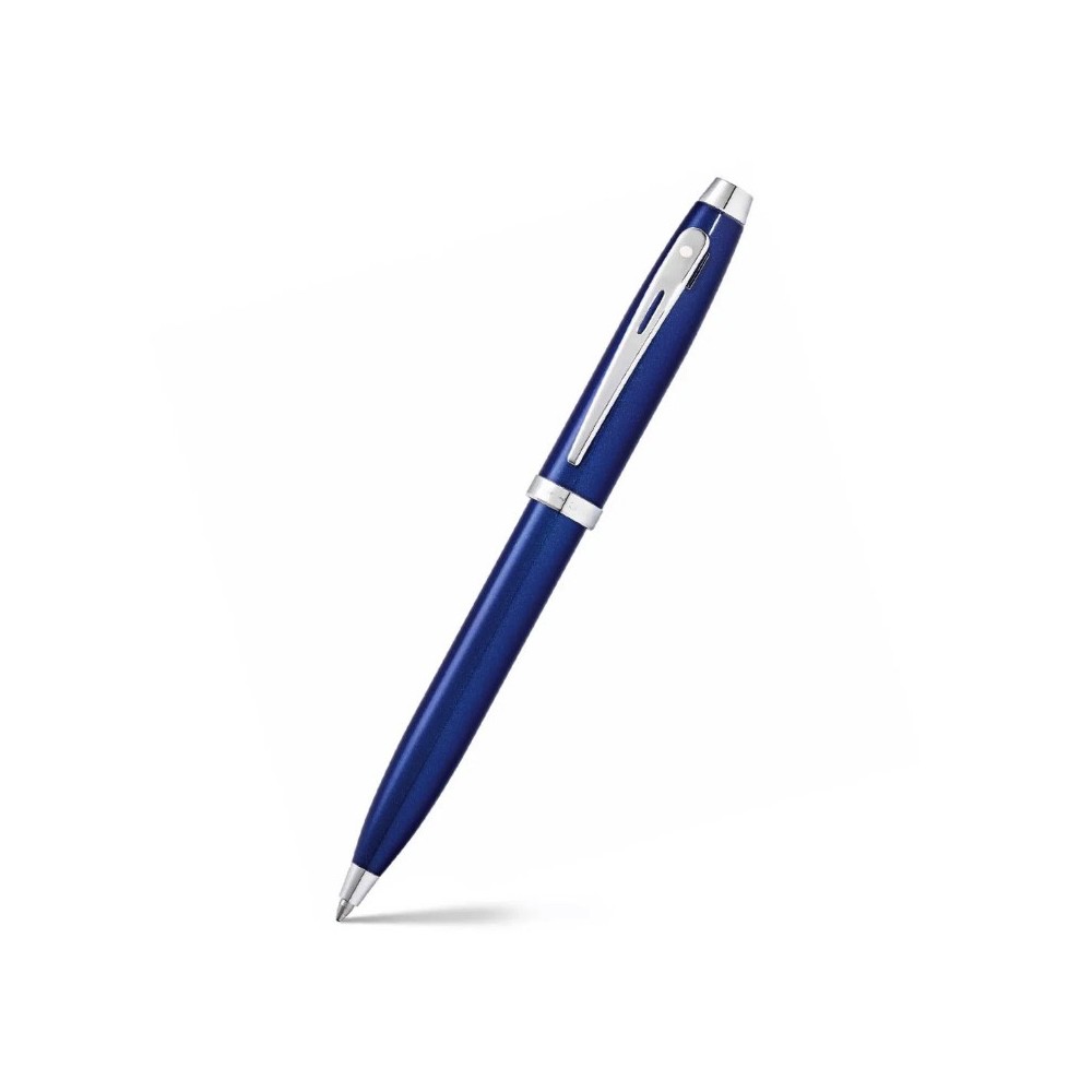 Ballpoint pen 100 - Sheaffer - Blue Chrome Trims