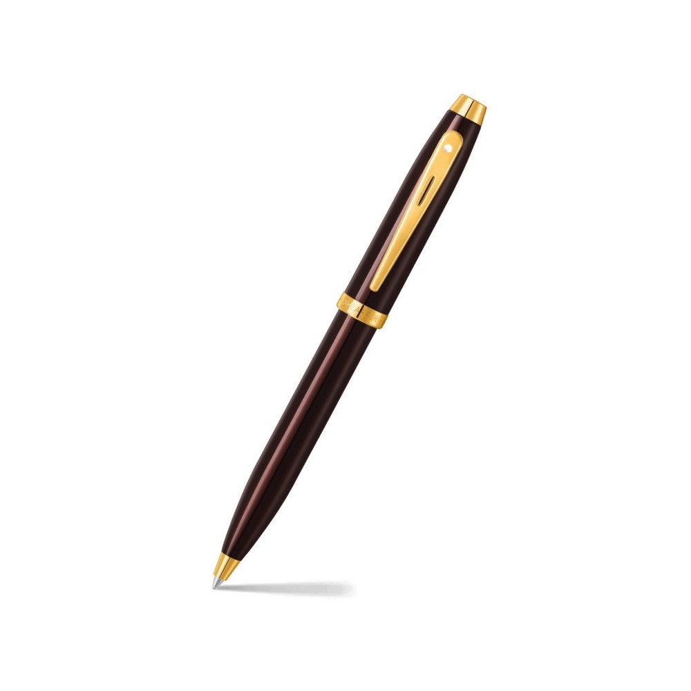 Długopis 100 - Sheaffer - Coffee Brown Gold Trim