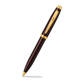 Długopis 100 - Sheaffer - Coffee Brown Gold Trim