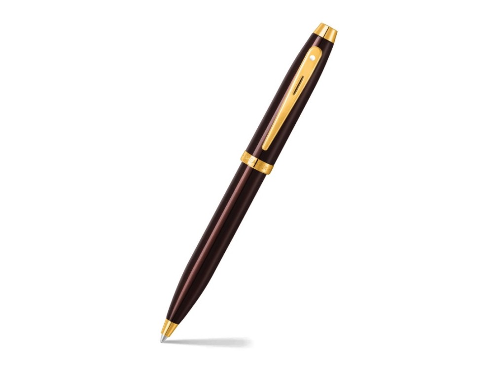 Długopis 100 - Sheaffer - Coffee Brown Gold Trim