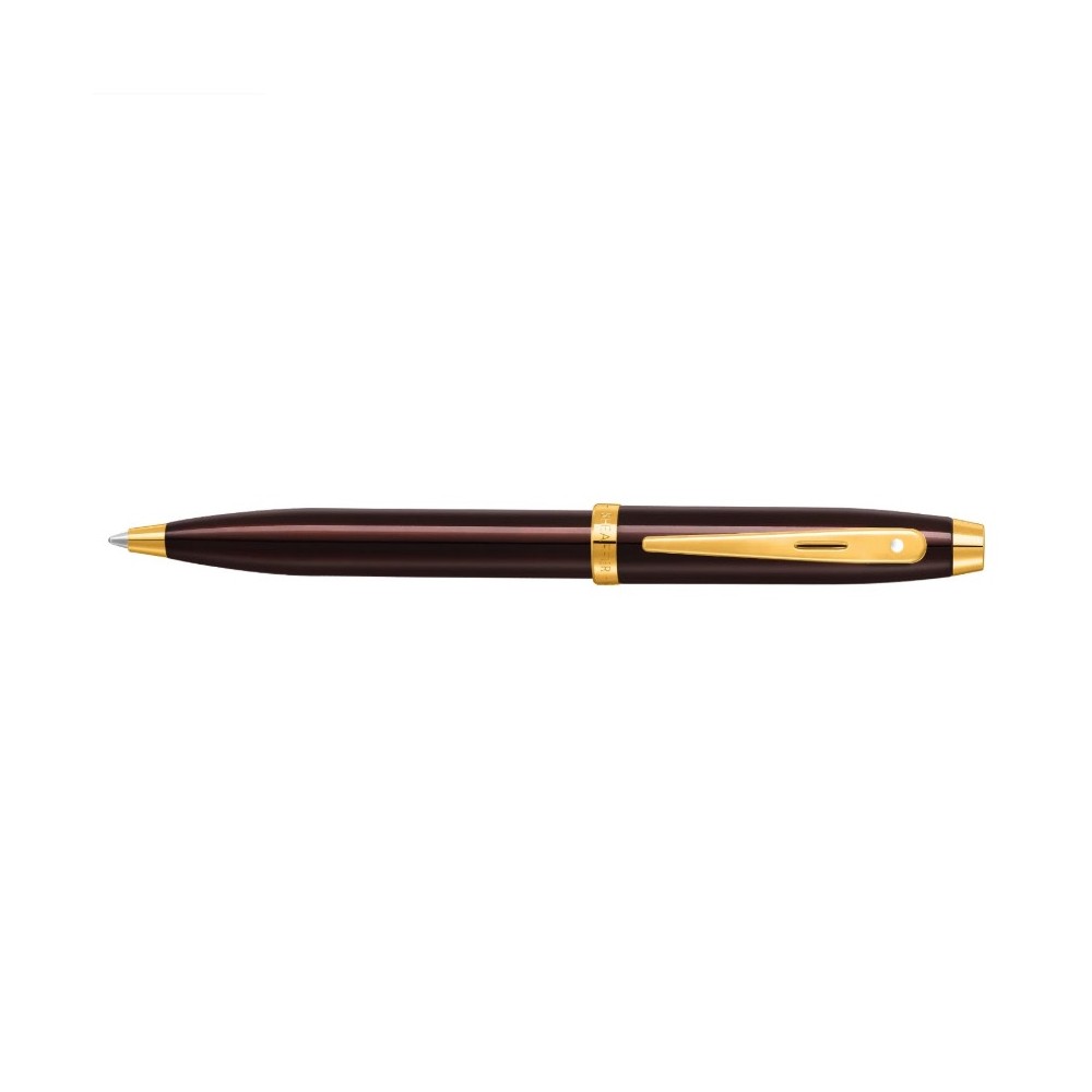 Długopis 100 - Sheaffer - Coffee Brown Gold Trim
