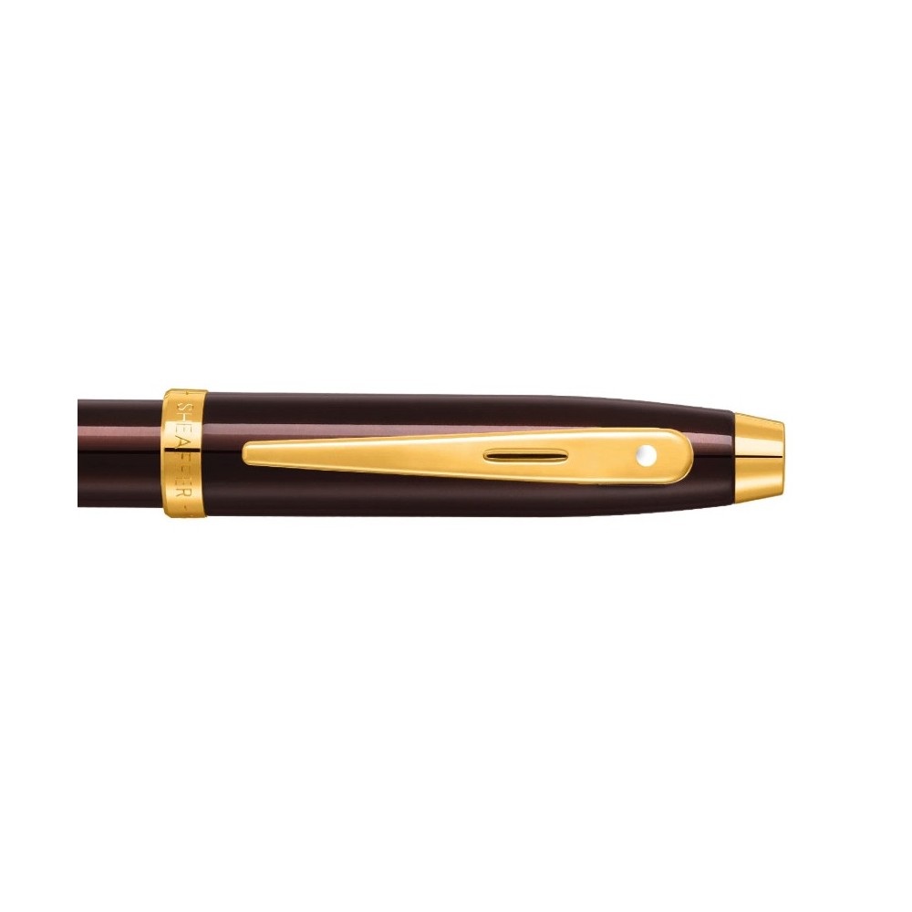 Ballpoint pen 100 - Sheaffer - Coffee Brown Gold Trims