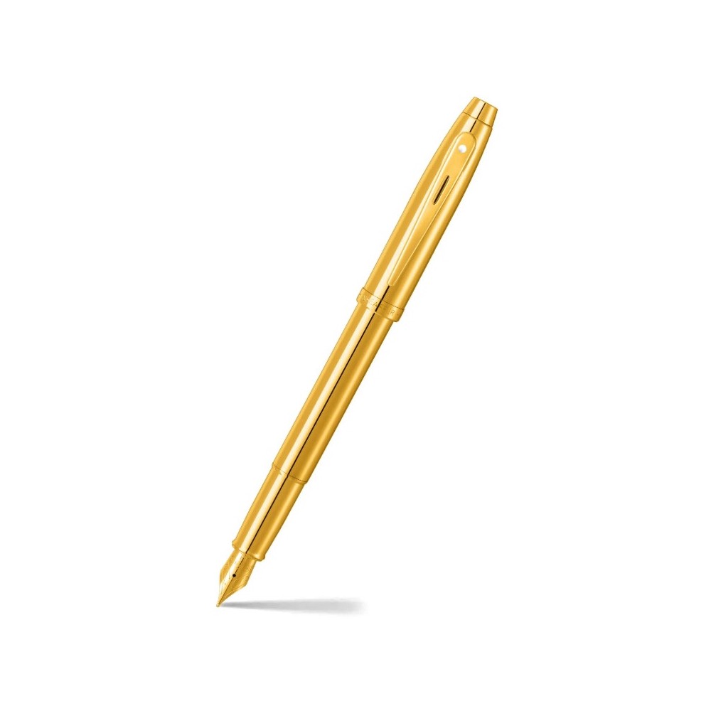 Fountain pen 100 - Sheaffer - Glossy Gold F